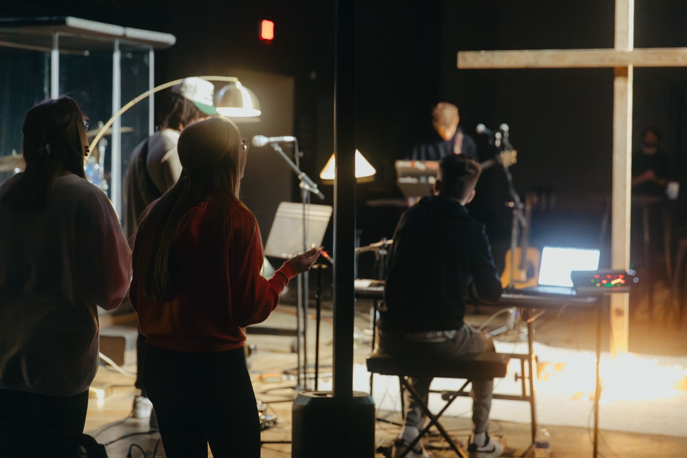 People seated at a Higherways Worship gathering